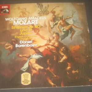 Mozart Symphonies No. 40 and 41 Barenboim HMV EMI 1C 051-01 819 LP EX
