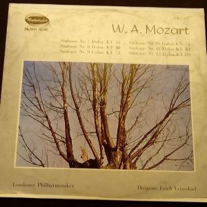 Mozart Symphonies Nos. 7-12 leinsdorf Westerminster PWN 297 LP