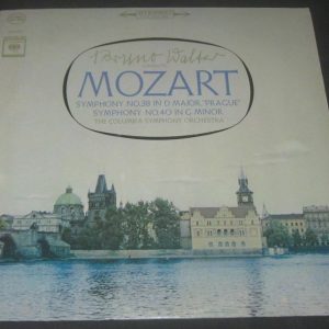 Mozart – Symphony No. 38 / 40 Bruno Walter Columbia MS 6494 lp EX