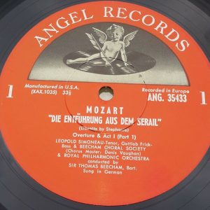 Mozart ?- The Abduction From The Seraglio Beecham Angel ?S 3555 B/L  2 lp Box