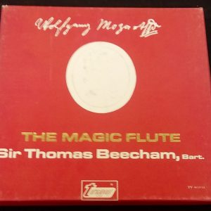 Mozart ‎– The Magic Flute   Beecham  Turnabout ‎– TV 4111-13  3 LP Box EX