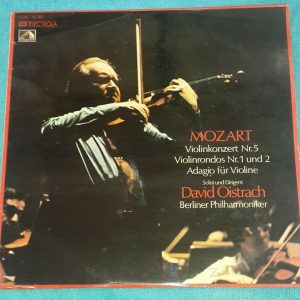 Mozart – Violin Concerto No. 5 Oistrach EMI HMV 1 C 065 – 02 325 Gold labe LP EX