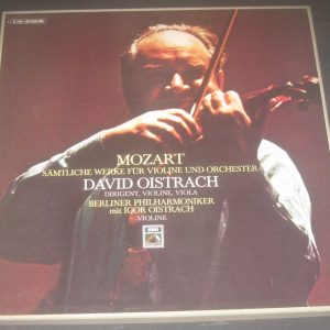 Mozart works for violin Oistrach EMI C 191-02323/26 4 LP BOX