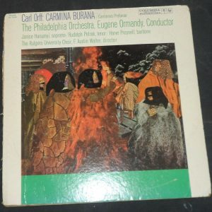 Orff ‎- Carmina Burana / Cantiones Profanae Ormandy  Columbia ‎6 Eye ML 5498 lp