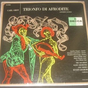 Orff Trionfo Di Afrodite  Jochum Decca ‎GOLD LABEL DL 9826 LP