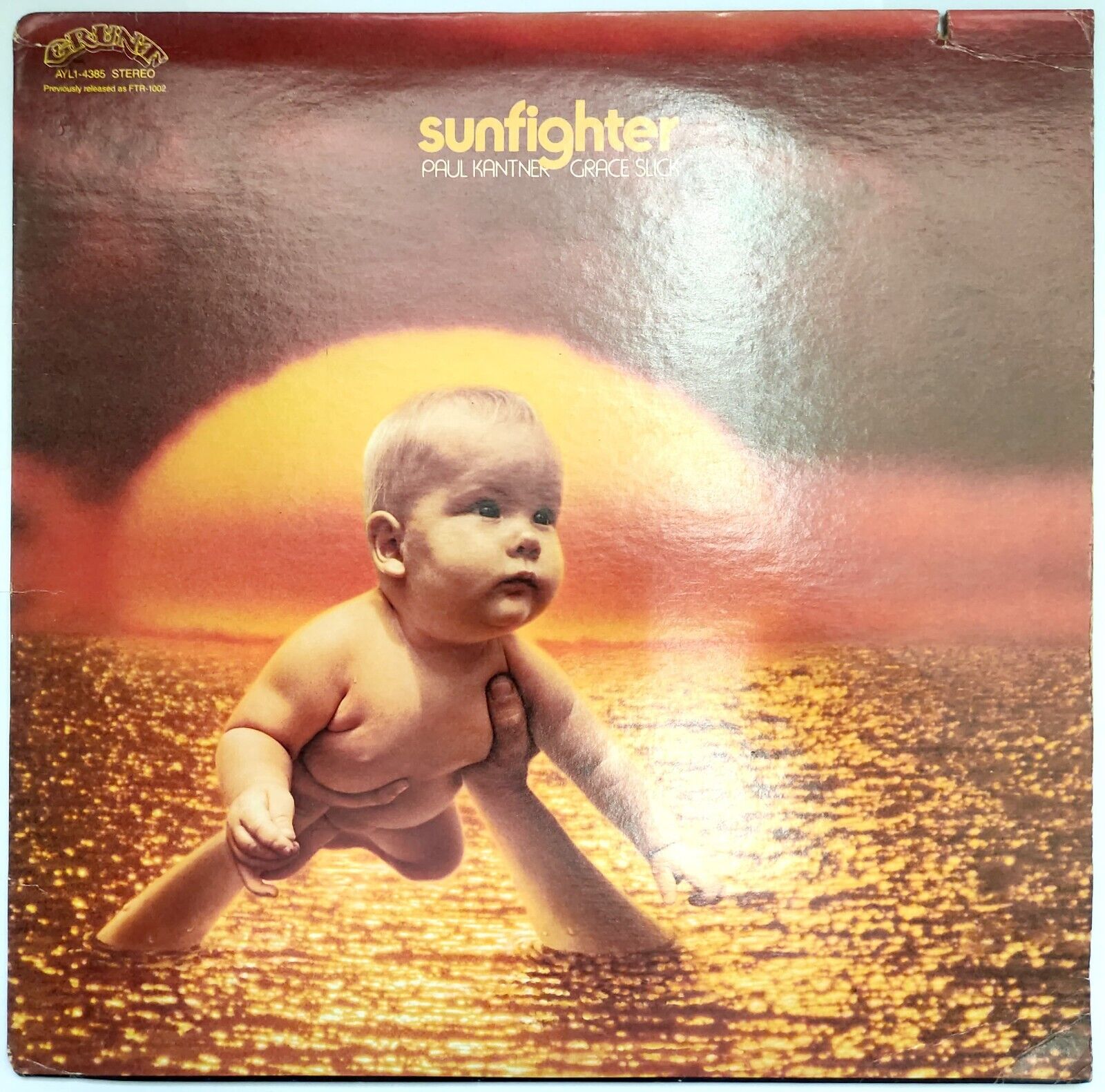 Paul Kantner & Grace Slick – Sunfighter LP Reissue RCA US Psychadelic Rock