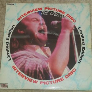 Phil Collins ‎– Limited Edition Interview Picture Disc LP EX
