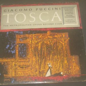 Puccini ‎- Tosca Mitropoulos Kirsten Barioni Guarrera MO724 2 LP