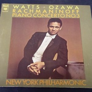 Rachmaninoff ‎- Piano Concerto No. 3 Ozawa Andre Watts Columbia M 30059 LP EX