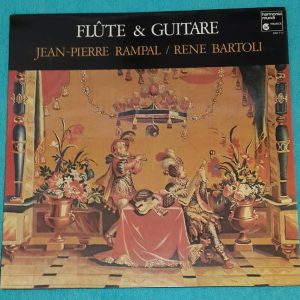 Rampal , Bartoli ‎- Flute & Guitar Loeillet Giuliani Harmonia Mundi HM 711 LP EX