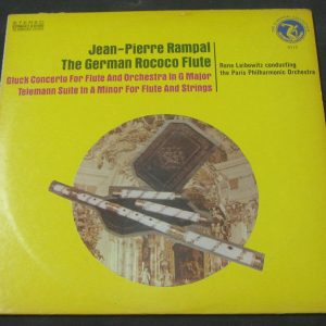 Rampal – The German Rococo Flute Leibowitz Olympic Records 8112 lp EX