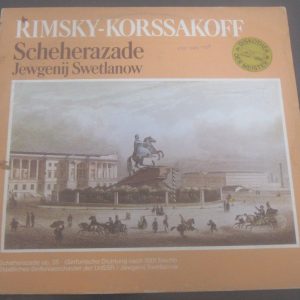 Rimsky-Korsakoff – Scheherazade Swetlanov  Eurodisc 27 159 XAK LP