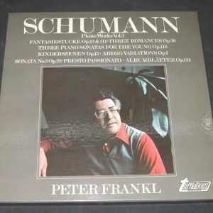 SCHUMANN – PIANO WORKS  PETER FRANKL . Turnabout  ( vox )  3 lp Box