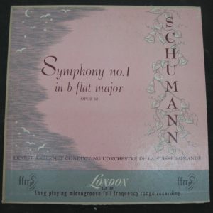 SCHUMANN Symphony No. 1 Ansermet . London ffrr lp
