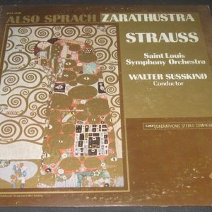 STRAUSS ALSO SPRACH ZARATHUSTRA / SUSSKIND  Vox Turnabout QTV-S 34584 QUAD LP