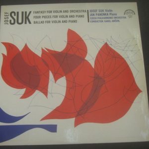 SUK – Fantasy for Violin and Orchestra Panenka  Ancerl Supraphon SUA 50777 LP EX