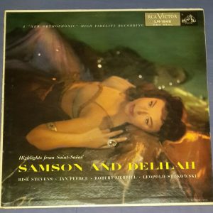 Saint-Saens – Samson And Delilah (Highlights)  Stokowski  RCA LM-1848 LP 1955