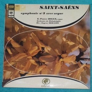 Saint-Saens ‎– Symphony No. 3   Ormandy  Power Biggs   CBS / Odyssey LP