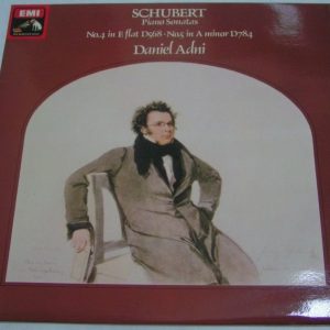 Schubert – Piano Sonatas No. 4 & 5 Daniel Adni LP EMI HMV HQS 1417 Quadraphonic