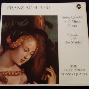 Schubert String Quartet In D  Hungarian String Quartet  Vox  STPL 512.520 LP EX