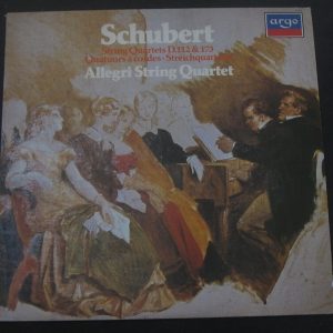 Schubert – String Quartetes Allegri String Quartet Argo ZK 96 lp EX