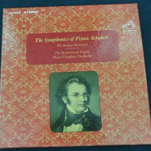 Schubert Symphonies , Italian Overtures Denis Vaughan RCA LSC 6709 5 lp Box ex