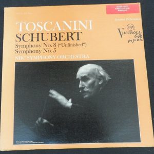 Schubert : Symphony No. 8 , 5 Toscanini RCA Victrola VICS-1311(e) lp 1968 ex