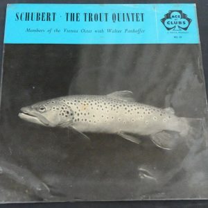 Schubert ‎– The Trout Quintet  The Vienna Octet / Panhoffer  Decca ACL 32 LP