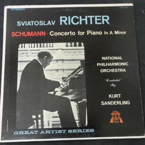 Schumann Piano Concerto Richter Sanderling HOFS 509 lp ex