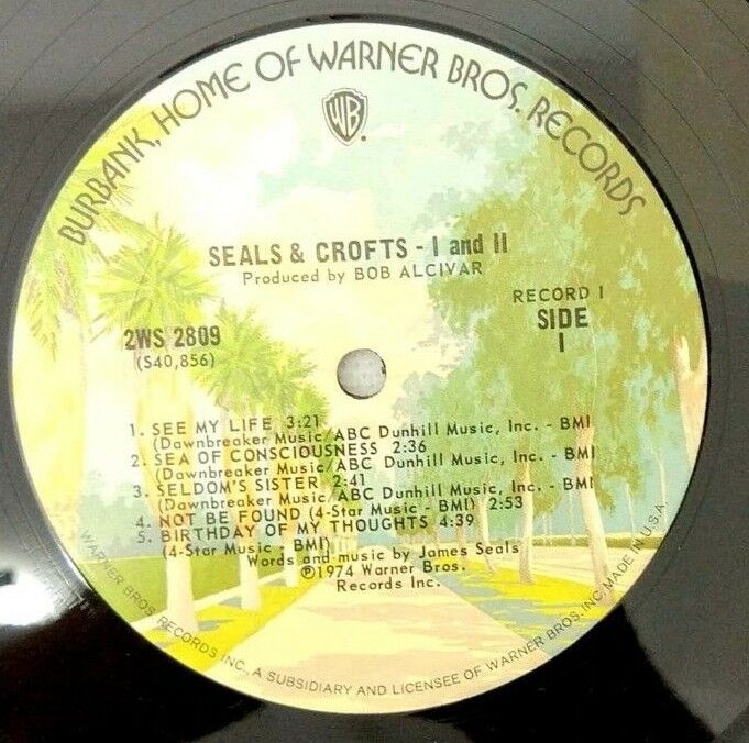 Seals & Crofts I And II 2LP Gatefold USA 1974 Soft Rock Yacht Rock