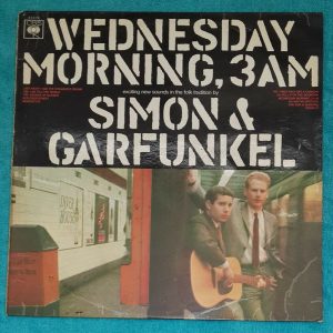 Simon & Garfunkel Wednesday Morning, 3 A.M. CBS 63370 1st Press Israeli LP ED1