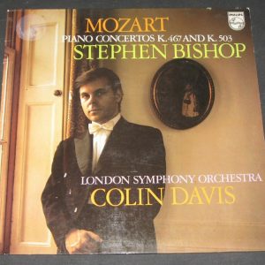 Steven Bishop / Colin Davis : Mozart Piano Concertos Philips 6500431 lp
