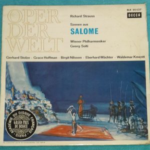 Strauss ‎- Salome Highlights Solti , Nilsson Decca BLK 20 527 LP