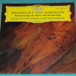 Strawinsky – Le Sacred du Printemps  Karajan  DGG 138 920 SLPM Tulips LP EX
