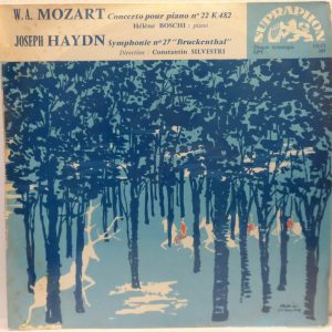 Supraphon LPV 205 Mozart – Piano Concerto Haydn – Symphony no. 27 HELENE BOSCHI