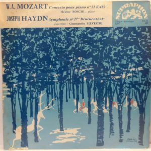 Supraphon LPV 205 Mozart – Piano Concerto Haydn – Symphony no. 27 HELENE BOSCHI