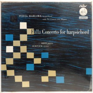 Sylvia Marlowe – FELLA Concerto for Harpsichord / RIETI partita / SURINACH LP