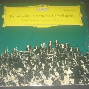 TCHAIKOVSKY Symphony No. 5 Mrawinskij DGG LPM 18333 TULIPS LP 1959