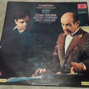 Tchaikovsky Violin Concerto Dvorak Romance Leinsdorf Perlman RCA LSC 3014 lp EX