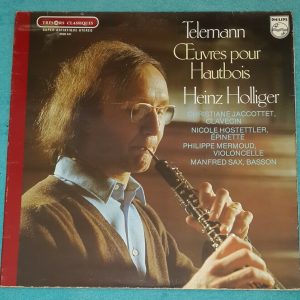 Telemann – Heinz Holliger ‎– Works For Oboe  Philips ‎– 9500 441 LP