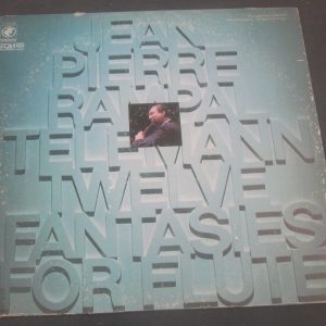 Telemann ‎– Twelve Fantasies For Flute Rampal Odyssey ‎– Y 33200 LP