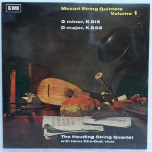 The Heutling String Quartet – Mozart String Quintets vol. 1 LP HMV HQS 1120 UK