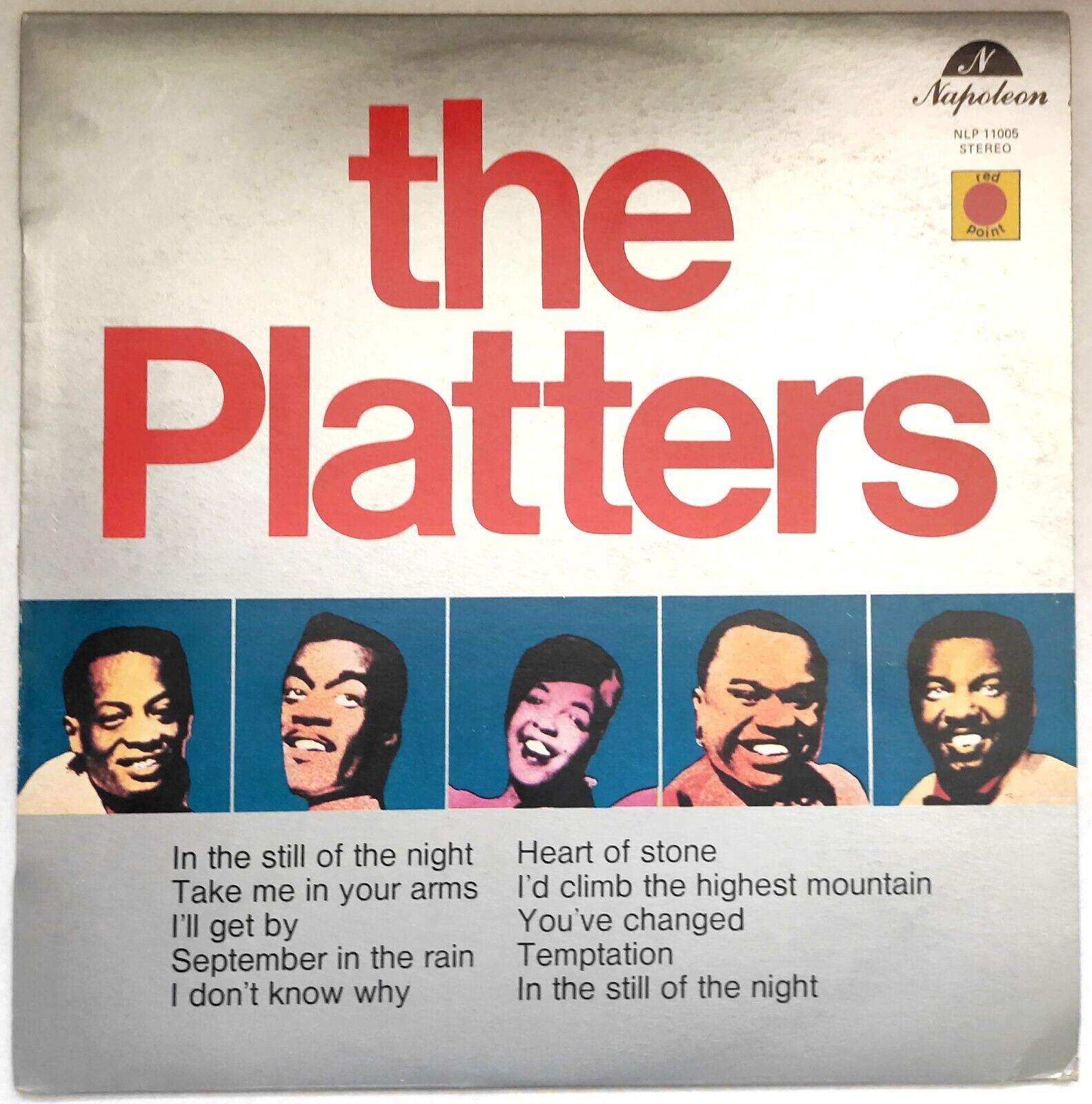 The Platters – The Platters LP  1976 Soul Blues Napoleon NLP 11005 Italy
