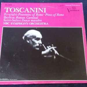Toscanini – Respighi / Berlioz / Saint-Saens RCA ‎– VIC 1244 LP EX