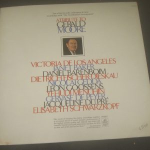 Tribute To Gerald Moore du Pre Menuhin Fischer-Dieskau Angel S-36640 LP