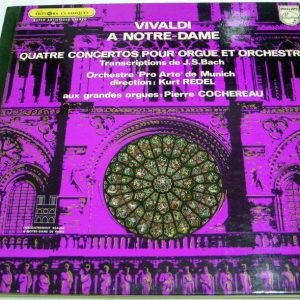 VIVALDI – A NOTRE-DAME Quarte Concertos KURT REDEL, COCHEREAU  PHILLIPS 6504 047