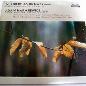 VLADIMIR ASHKENAZY Chopin PIano Concerto no. 2 Adam Harasiewicz Mazurka HELIDOR