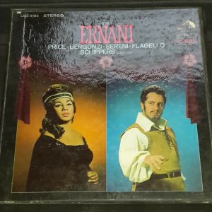 Verdi ‎- Ernani Price Bergonzi Schippers RCA LSC-6183   3 LP Box EX