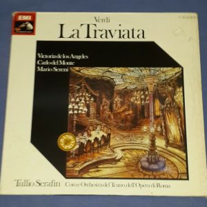 Verdi ‎- La Traviata Tullio Serafin  Mario Sereni EMI  2 LP