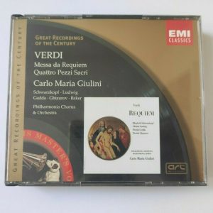 Verdi – Messa Da Requiem / Quattro Pezzi Sacri Giulini Schwarzkopf 2XCD 2001
